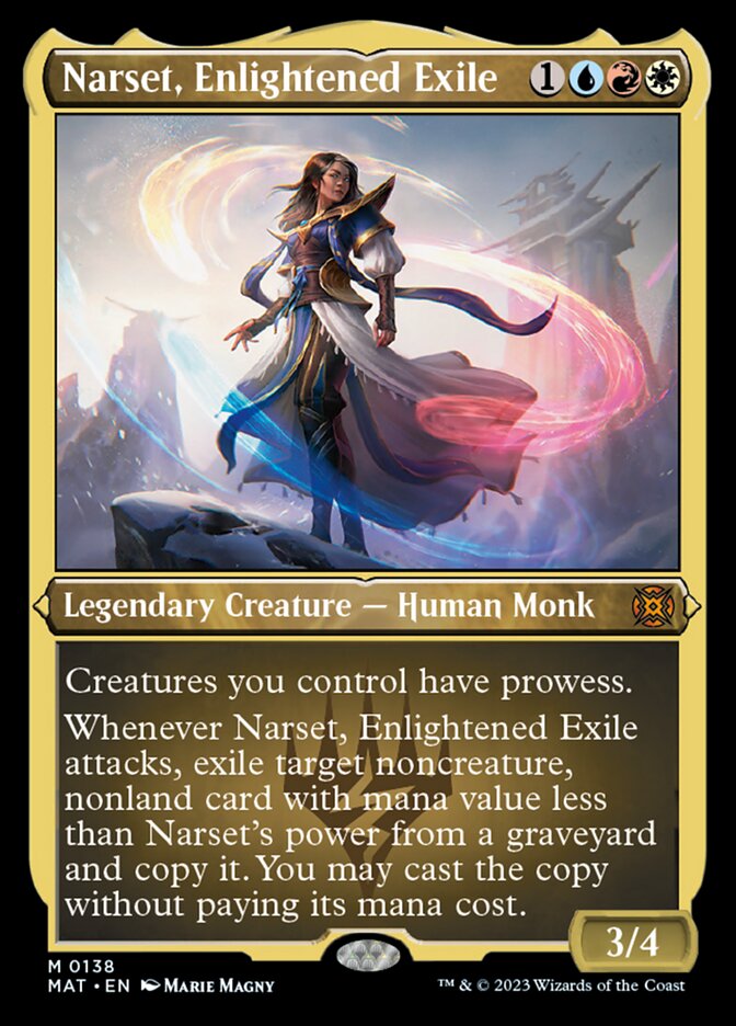 Narset, Enlightened Exile (Foil Etched) [March of the Machine: The Aftermath] | Rook's Games and More