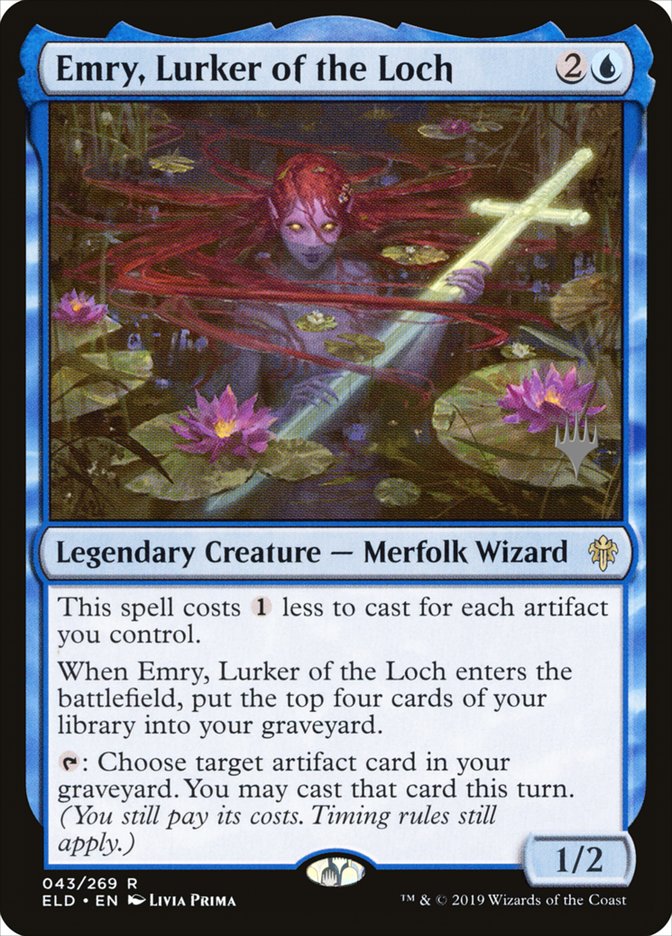 Emry, Lurker of the Loch (Promo Pack) [Throne of Eldraine Promos] | Rook's Games and More