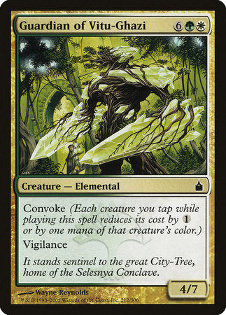 Guardian of Vitu-Ghazi [Ravnica: City of Guilds] | Rook's Games and More