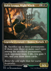 Baba Lysaga, Night Witch (Foil Etched) [Commander Legends: Battle for Baldur's Gate]