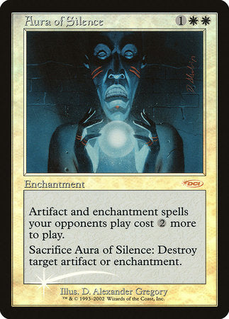 Aura of Silence [Friday Night Magic 2002] | Rook's Games and More