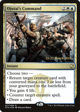 Ojutai's Command [Dragons of Tarkir Promos] | Rook's Games and More