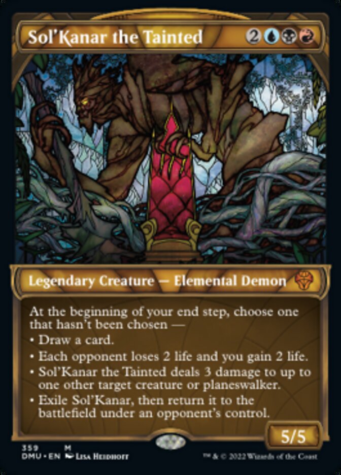 Sol'Kanar the Tainted (Showcase Textured) [Dominaria United] | Rook's Games and More