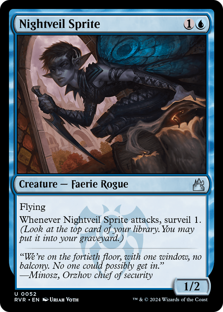 Nightveil Sprite [Ravnica Remastered] | Rook's Games and More