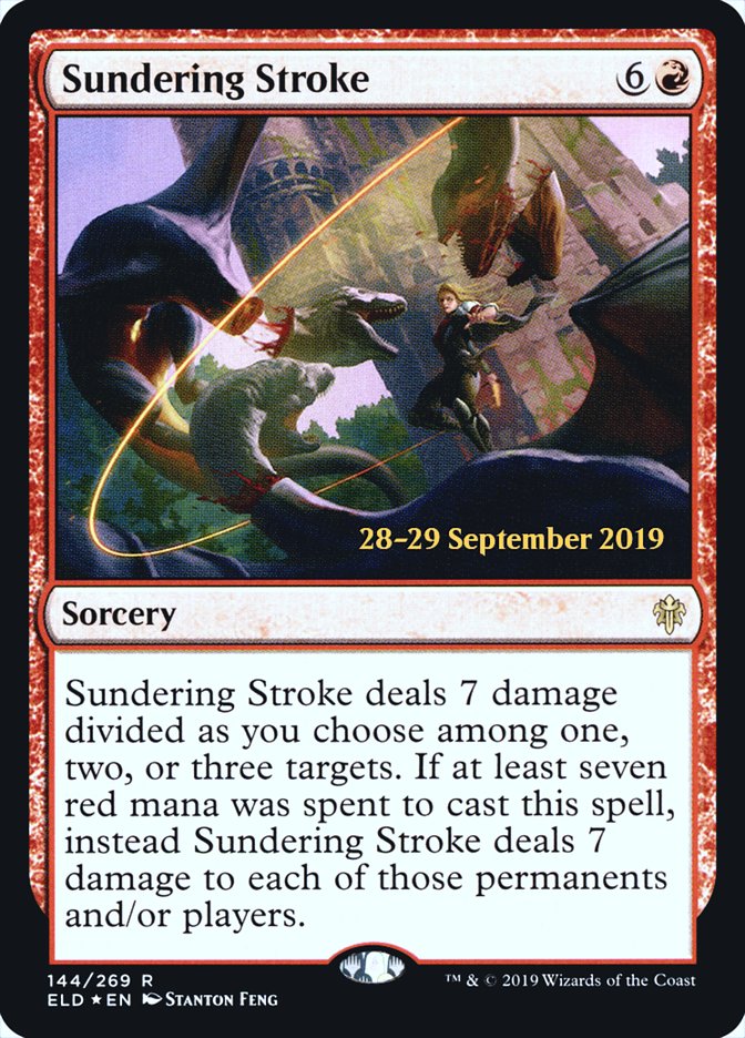 Sundering Stroke  [Throne of Eldraine Prerelease Promos] | Rook's Games and More