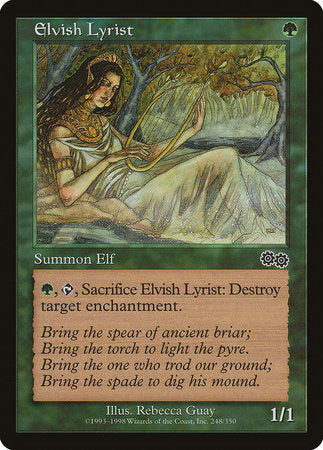 Elvish Lyrist [Urza's Saga] | Rook's Games and More