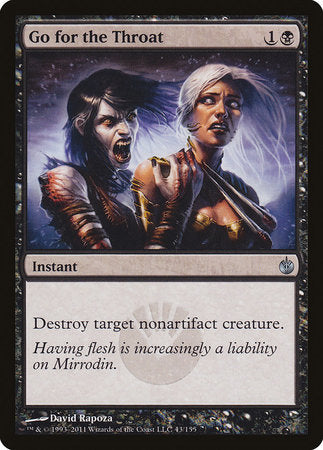 Go for the Throat [Mirrodin Besieged] | Rook's Games and More