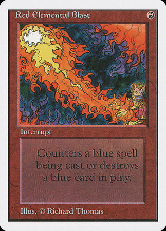 Red Elemental Blast [Unlimited Edition] | Rook's Games and More