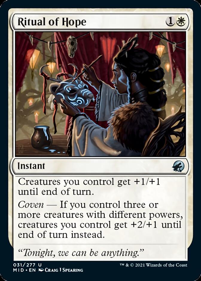 Ritual of Hope [Innistrad: Midnight Hunt] | Rook's Games and More