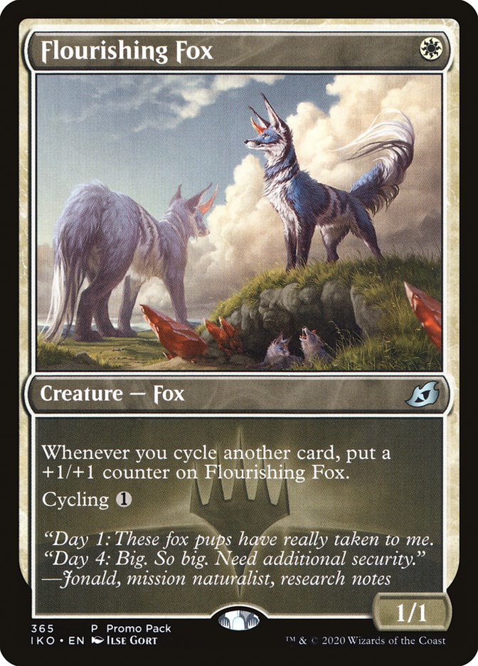 Flourishing Fox (Promo Pack) [Ikoria: Lair of Behemoths Promos] | Rook's Games and More
