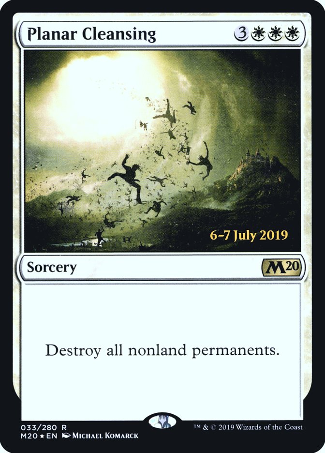 Planar Cleansing  [Core Set 2020 Prerelease Promos] | Rook's Games and More