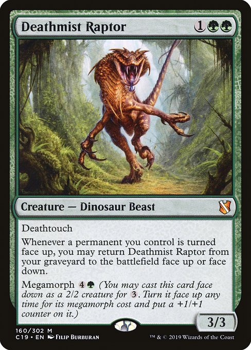 Deathmist Raptor [Commander 2019] | Rook's Games and More