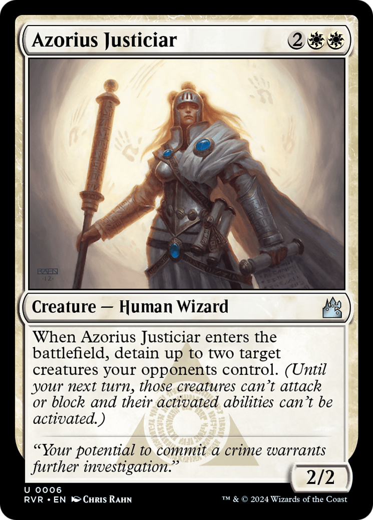 Azorius Justiciar [Ravnica Remastered] | Rook's Games and More