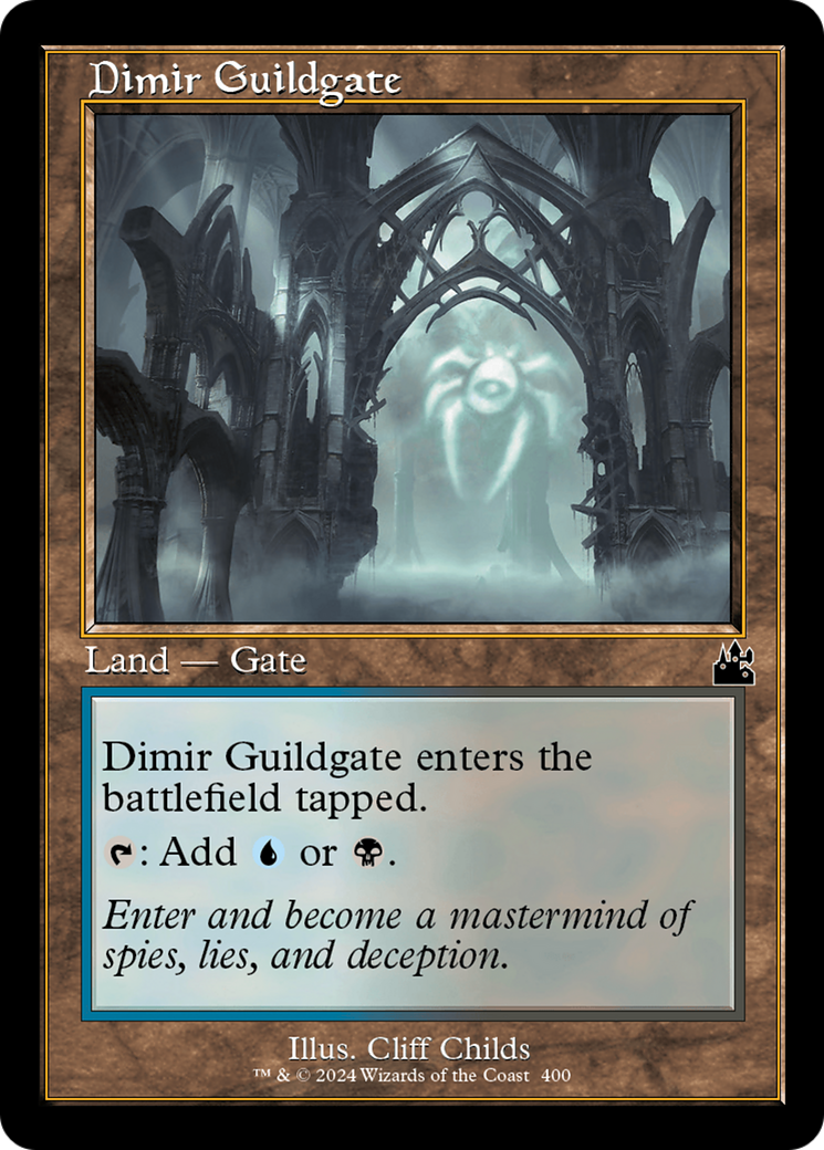 Dimir Guildgate (Retro Frame) [Ravnica Remastered] | Rook's Games and More