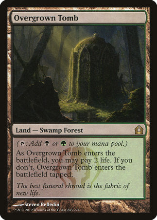 Overgrown Tomb [Return to Ravnica] | Rook's Games and More