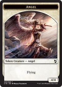 Angel // Soldier Double-sided Token [Commander 2018 Tokens] | Rook's Games and More