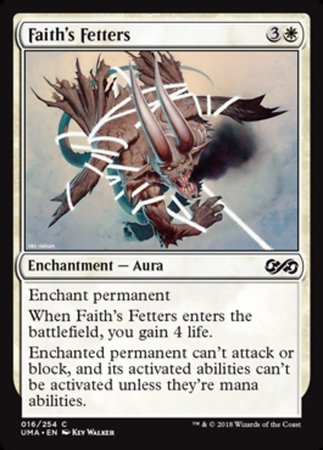 Faith's Fetters [Ultimate Masters] | Rook's Games and More