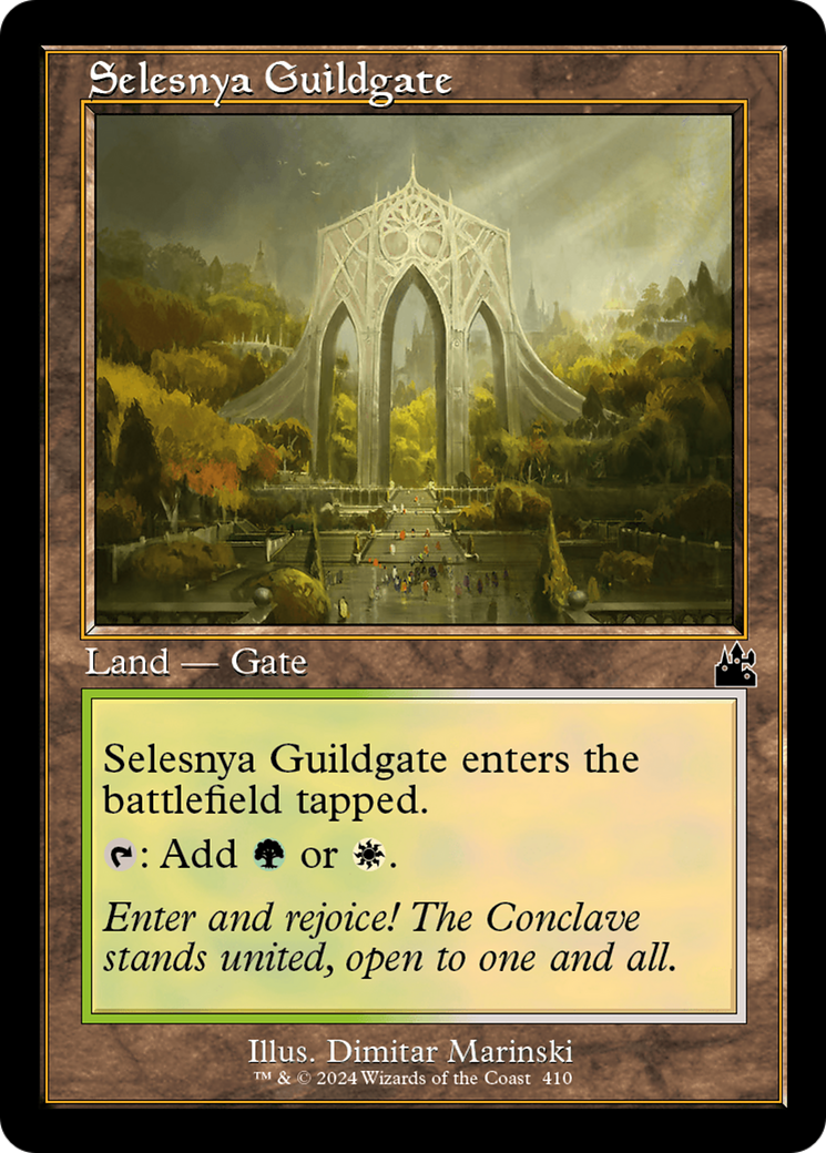 Selesnya Guildgate (Retro Frame) [Ravnica Remastered] | Rook's Games and More