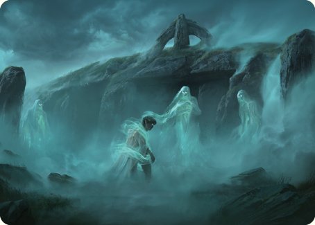 Fog on the Barrow-Downs Art Card [The Lord of the Rings: Tales of Middle-earth Art Series] | Rook's Games and More