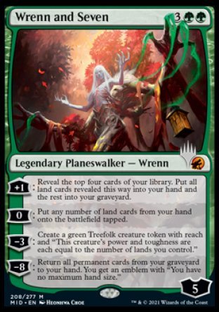 Wrenn and Seven (Promo Pack) [Innistrad: Midnight Hunt Promos] | Rook's Games and More