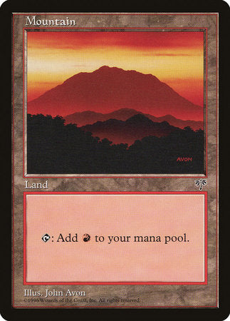 Mountain (Red) [Mirage] | Rook's Games and More