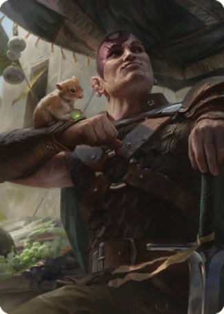 Minsc & Boo, Timeless Heroes Art Card (38) [Commander Legends: Battle for Baldur's Gate Art Series] | Rook's Games and More
