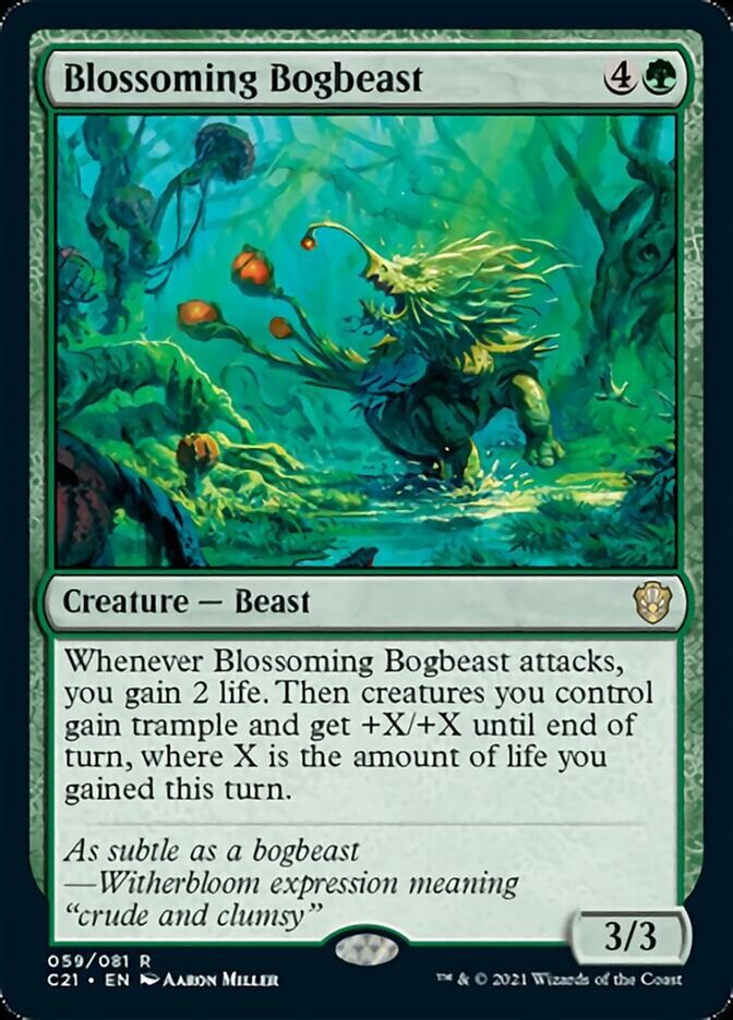 Blossoming Bogbeast [Commander 2021] | Rook's Games and More