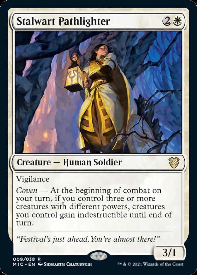 Stalwart Pathlighter [Innistrad: Midnight Hunt Commander] | Rook's Games and More