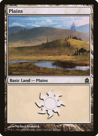 Plains (301) [Commander 2011] | Rook's Games and More