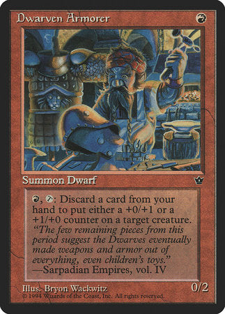 Dwarven Armorer [Fallen Empires] | Rook's Games and More