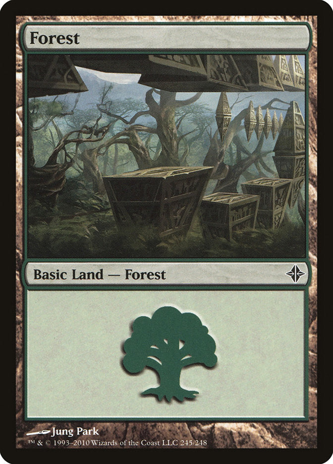 Forest (245) [Rise of the Eldrazi] | Rook's Games and More