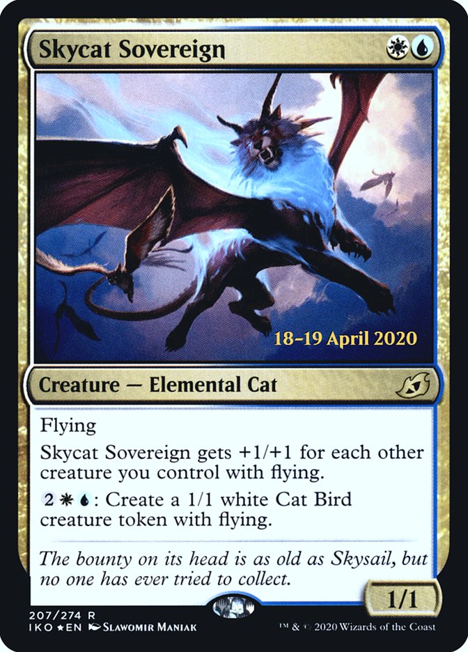 Skycat Sovereign  [Ikoria: Lair of Behemoths Prerelease Promos] | Rook's Games and More
