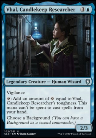 Vhal, Candlekeep Researcher [Commander Legends: Battle for Baldur's Gate] | Rook's Games and More