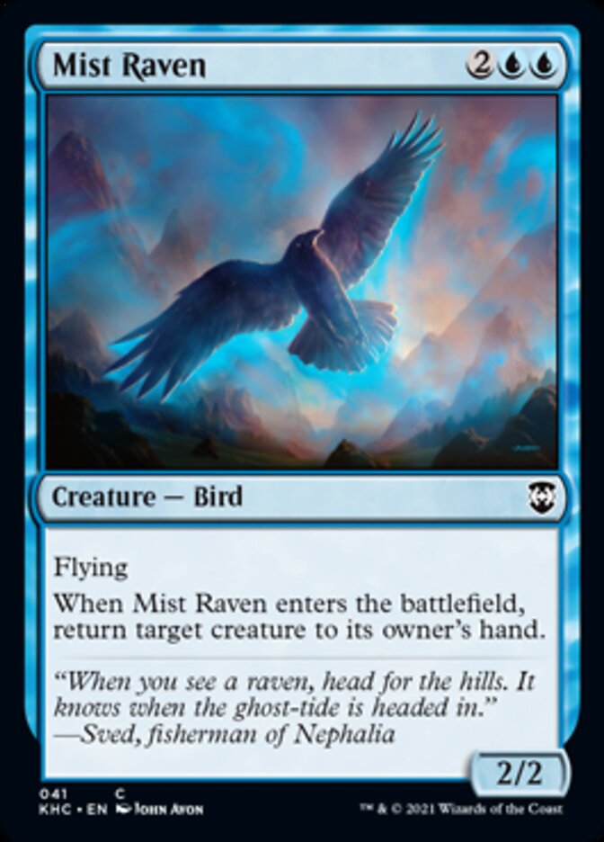 Mist Raven [Kaldheim Commander] | Rook's Games and More