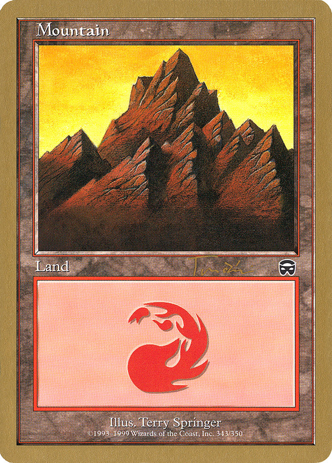 Mountain (jt343) (Jan Tomcani) (MMQ) [World Championship Decks 2001] | Rook's Games and More