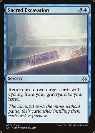 Sacred Excavation [Amonkhet] | Rook's Games and More