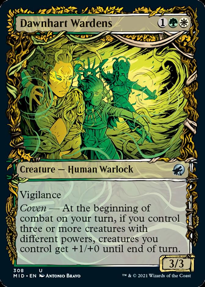 Dawnhart Wardens (Showcase Equinox) [Innistrad: Midnight Hunt] | Rook's Games and More