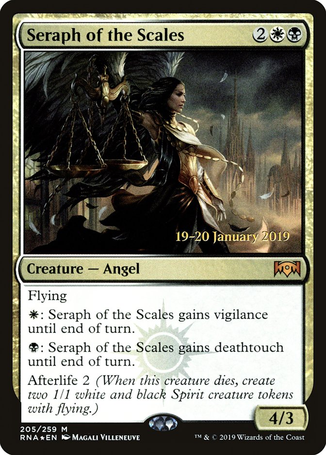 Seraph of the Scales [Ravnica Allegiance Prerelease Promos] | Rook's Games and More