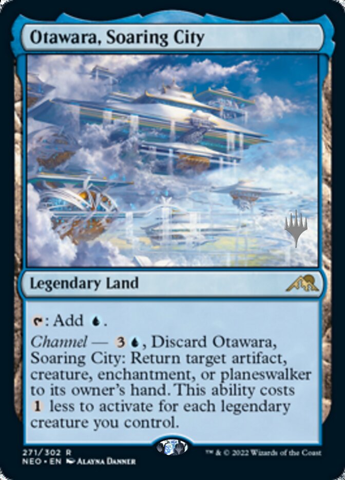 Otawara, Soaring City (Promo Pack) [Kamigawa: Neon Dynasty Promos] | Rook's Games and More