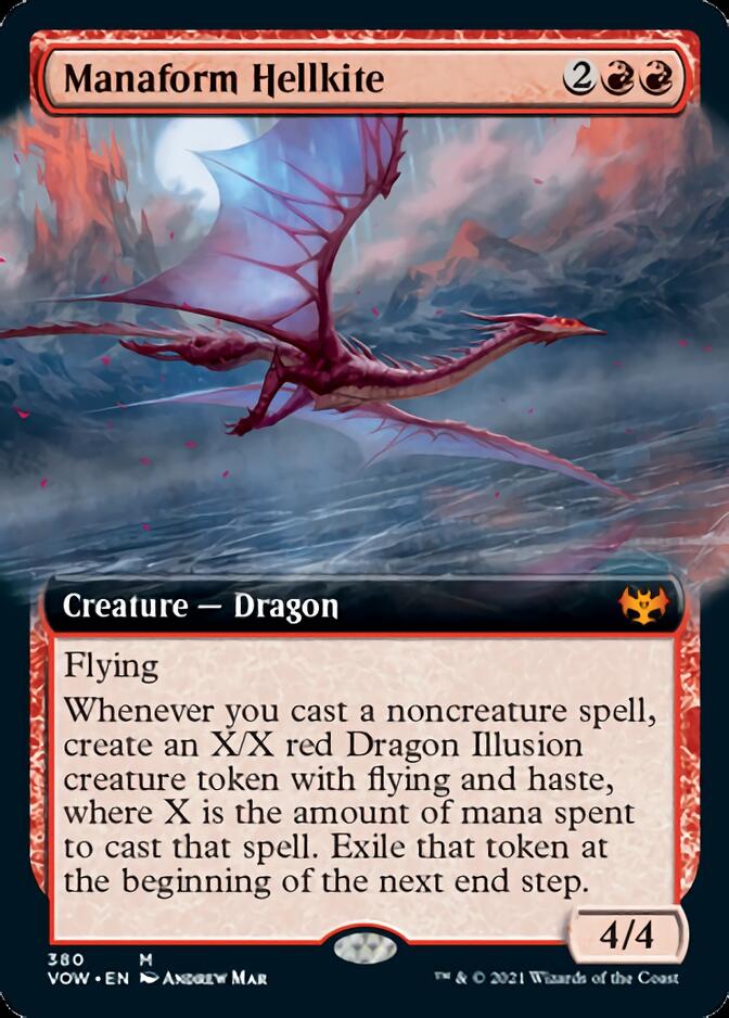 Manaform Hellkite (Extended) [Innistrad: Crimson Vow] | Rook's Games and More