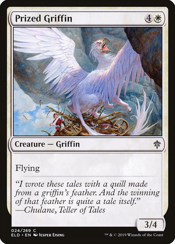 Prized Griffin [Throne of Eldraine] | Rook's Games and More