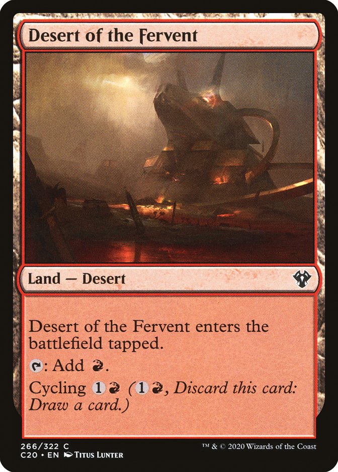 Desert of the Fervent [Commander 2020] | Rook's Games and More