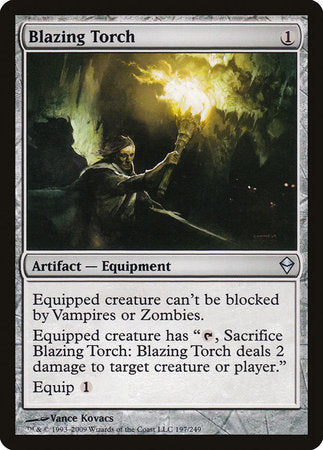 Blazing Torch [Zendikar] | Rook's Games and More