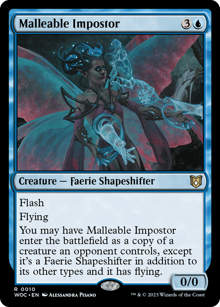 Malleable Impostor [Wilds of Eldraine Commander] | Rook's Games and More