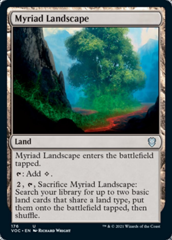 Myriad Landscape [Innistrad: Crimson Vow Commander] | Rook's Games and More