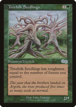 Treefolk Seedlings [Urza's Saga] | Rook's Games and More