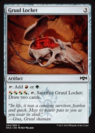 Gruul Locket [Ravnica Allegiance] | Rook's Games and More