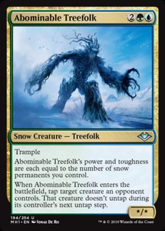Abominable Treefolk [Modern Horizons] | Rook's Games and More