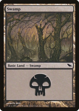 Swamp (292) [Shadowmoor] | Rook's Games and More