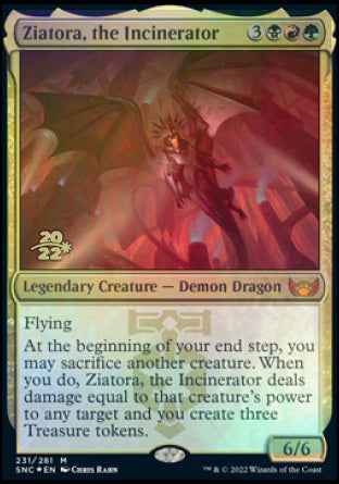 Ziatora, the Incinerator [Streets of New Capenna Prerelease Promos] | Rook's Games and More
